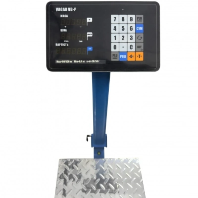 Весы товарные 60 / 150 / 300 кг Вагар VB-P LED RS-232