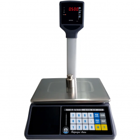 Весы торговые VP-30 RS-232 LCD до 15/30 кг, точность 5/10 грамм VAGAR