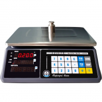 Весы торговые Вагар VP-N-15 RS-232 LED до 6/15 кг, точность 2/5г VAGAR