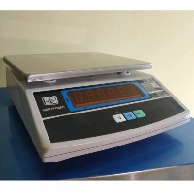 Фасувальні ваги ВТЕ-Центровес-15-Т3-ДВ від 40 грам до 15 кг, з точністю 2 грама