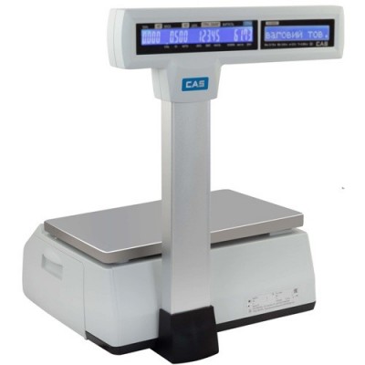 Весы торговые CAS CL5000J-IP/R 30 с чекопечатью