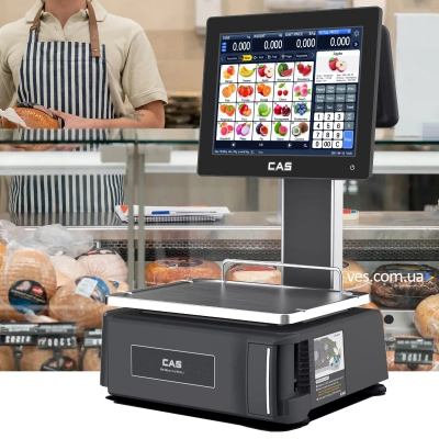 Ваги самообслуговування CAS CL-8000 | Торгові з чекодруком