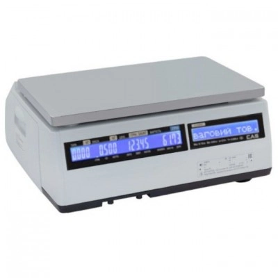 Ваги з чекодруком CAS CL5000J-IB до 6, 15, 30 кг