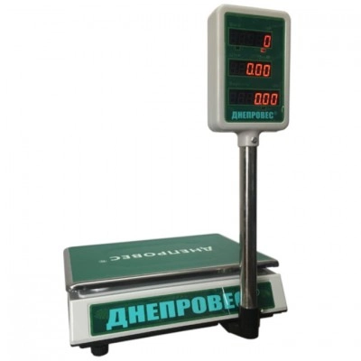 Весы торговые 30 кг Днепровес ВТД-30ЛД Весы торговые 30 кг Днепровес ВТД-30ЛД