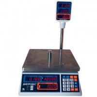 Весы торговые 6 кг Днепровес ВТД-6Т2-СВ