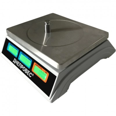 Ваги торгові 6 кг Дніпровес ВТД-6Т1-ЖК точність 2 г