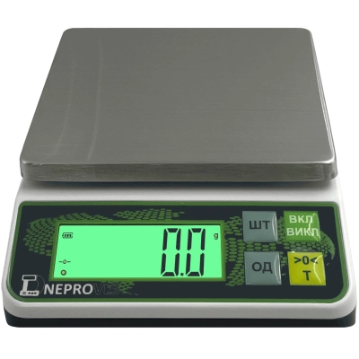 Порційні ваги до 10 кг Дніпровес ВТД-10Т3ЖК, з точністю 1 грам