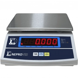 Ваги фасувальні Днепровес ВТД-Т3-Е до 6 ,15 ,30 кг з точністю 0,1 - 5 грамм
