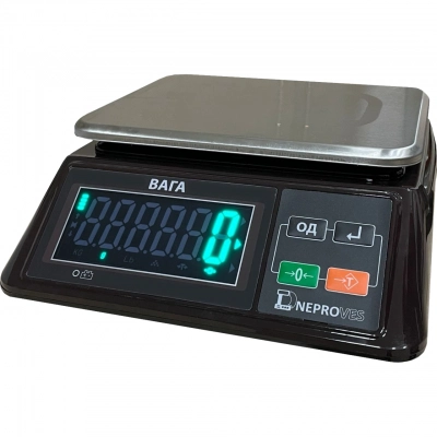 Фасувальні ваги 30 кг Днепровес ВТД-ФЛ, точність 5 г