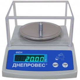 Лабораторні ваги на 300 грам Дніпровес ФЕН-300Л | точність 0,01 грам