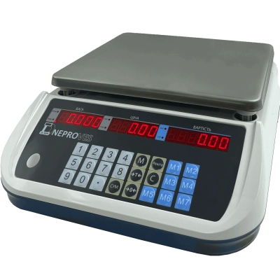 Ваги торговельні Дніпровес ВТД-РД1 на 6, 15, 30 кг RS232