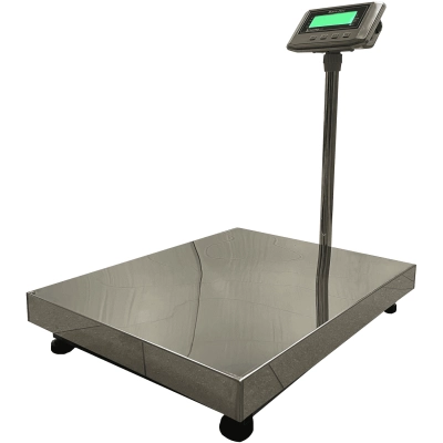 Товарні ваги 150 кг Дніпровес ВПД608ДС розмір платформи 600х800 мм