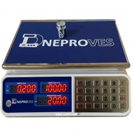 Торгові ваги до 6 кг Дніпровес ВТД-6ЕЛ1 точність 2 грам