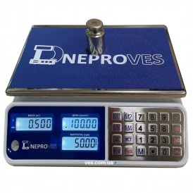 Ваги торгові до 6 кг Дніпровес ВТД-6СЛ1 точність 2 грам