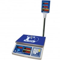 Торгові ваги до 6 кг Дніпровес ВТД-РС, точність 2 грам (RS-232)