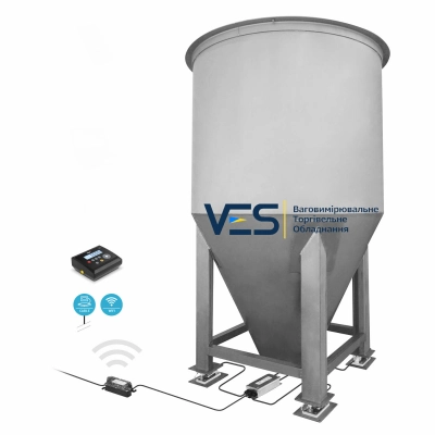 Комплект електронного вагового обладнання до 150, 300, 500, 1000, 2000, 5000, 10000 кг для платформних, складських, промислових, тваринних ваг