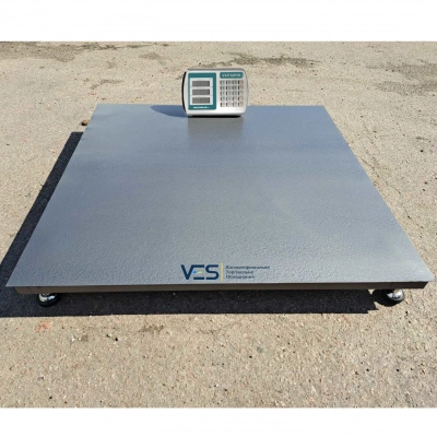Платформенные весы на 600 кг, 1500х1500 мм, Торговые Эконом, производитель Украина