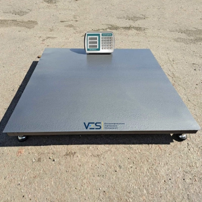 Платформенные весы на 300 кг, 800х800 мм, Торговые Эконом, производитель Украина