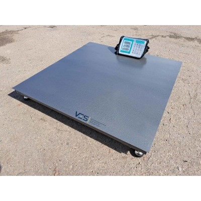 Платформні бездротові ваги на 300 кг (1250х1250мм)від виробника Горизонт,калькулятор,серія «ЕКОНОМ»