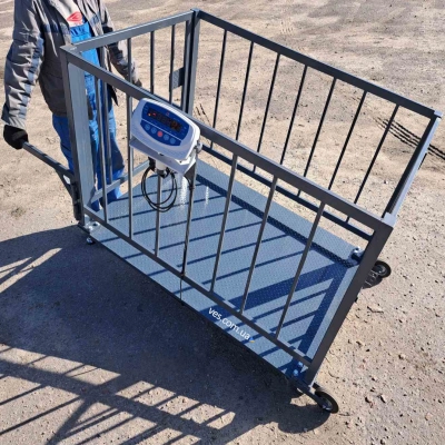 Весы для взвешивания животных, свиней, крс 1000х1500 мм до 300 кг, 500 кг, 1т, 2т VTP-G-1015 Горизонт