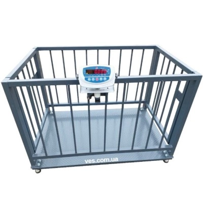 Весы для взвешивания животных, свиней, крс 1250х2000 мм до 300 кг, 500 кг, 1т, 2т VTP-G-1220 Горизонт