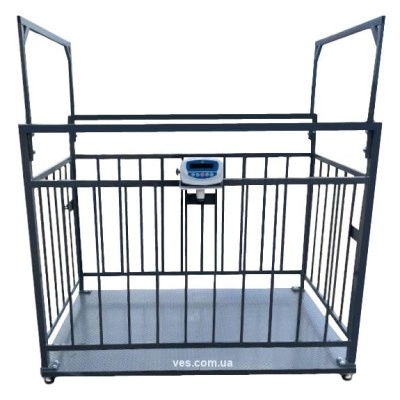 Весы для взвешивания животных, свиней, крс 1500х2000 мм до 300 кг, 500 кг, 1т, 2т VTP-G-1520 Горизонт