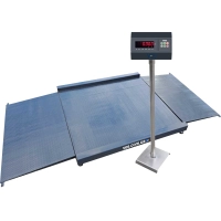 Весы наездные 1,25х1,25 на 2000 кг низкопрофильные платформенные с пандусами VTP-CN-1212