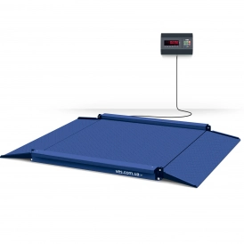 Весы наездные низкопрофильные 1,25х1,25 на 600 кг платформенные VTP-CN-1212