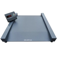 Ваги наїзні низькопрофільні VTP платформні 600х800 на 1000 кг із вбудованими пандусами