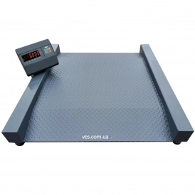 Весы наездные 600х800 мм на 1000 кг платформенные низкопрофильные VTP-СNM