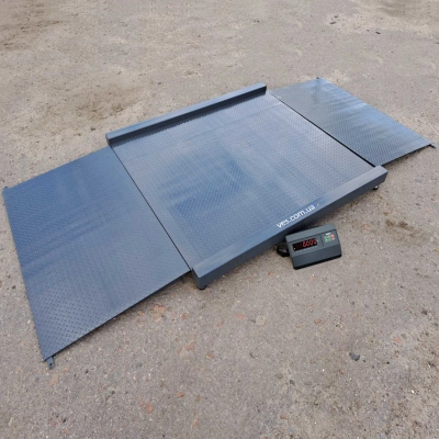 Весы наездные низкопрофильные 1250х1500 на 2000 кг | Платформенные с пандусами VTP-CN-1215