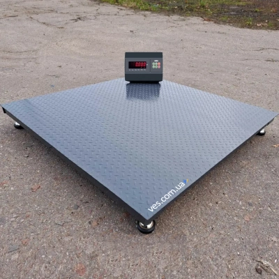Платформна вага 1500 кг 800х800 мм, Zemic A6, Стандарт Україна | Складські промислові