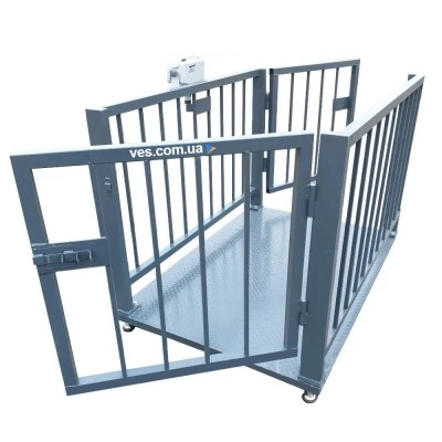 Весы для взвешивания животных, свиней, крс 1250х2000 мм до 300 кг, 500 кг, 1т, 2т VTP-G-1220 Горизонт