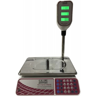 Торгові ваги 30 кг Дніпровес ВТД-30СС