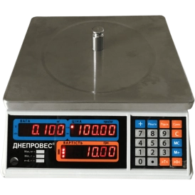 Торгові ваги 30 кг Дніпровес ВТД-Т1-СВ