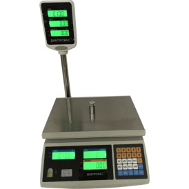 Торгові ваги 30 кг Дніпровес ВТД-30ЕД-ЖК