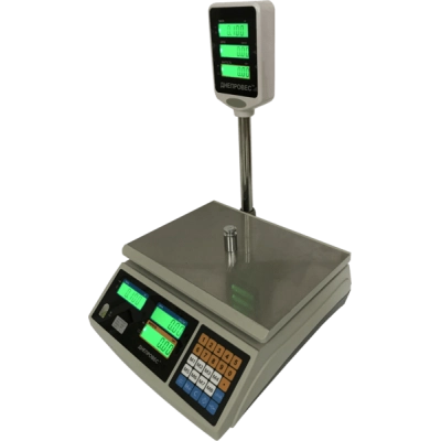 Торгові ваги 30 кг Дніпровес ВТД-30ЕД-ЖК