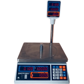 Торгові ваги 30 кг Дніпровес ВТД-30Т2-СВ