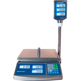 Ваги торгові 30 кг Дніпровес ВТД-30СЛС