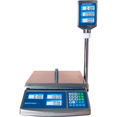 Ваги торгові 30 кг Дніпровес ВТД-30СЛС