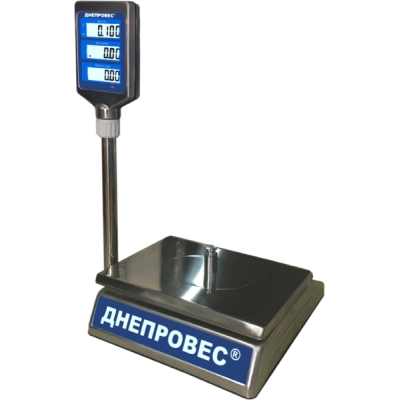Ваги торгові 30 кг Дніпровес ВТД-30СЛС