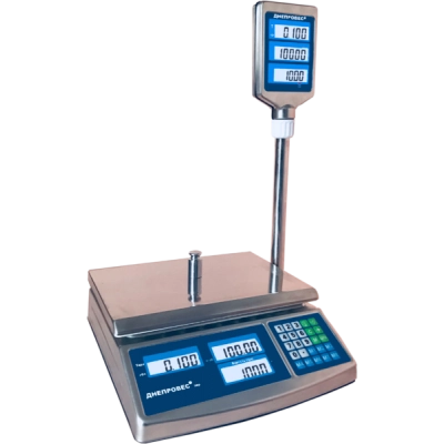 Ваги торгові 30 кг Дніпровес ВТД-30СЛС
