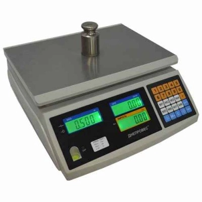 Торгові ваги 30 кг Дніпровес ВТД-30СЛІ