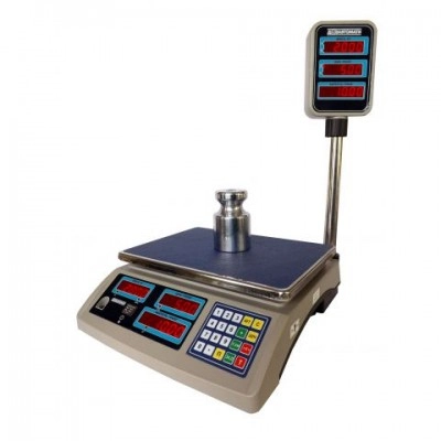 Весы торговые настольные электронные ВТНЕ/2-15Т2 RS до 15 кг