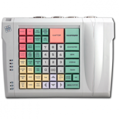 Программируемая клавиатура POSUA LPOS-064-QUADCOM-USB