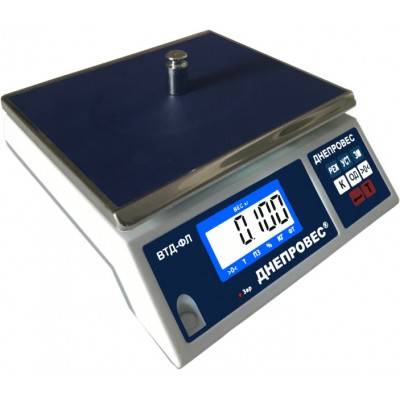 Весы фасовочные до 6 кг Днепровес ВТД-6ФЛ-0.1, точность 0,1 г