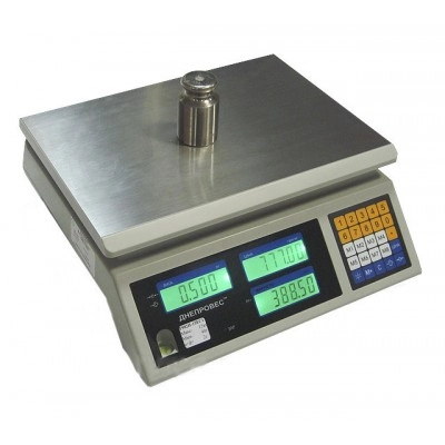 Ваги торгові 15 кг Дніпровес ВТД-15СЛІ