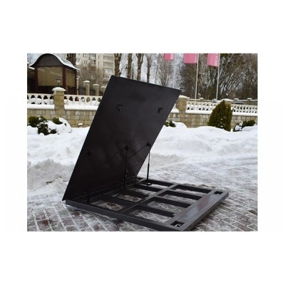 Ваги платформні з відкидною платформою 4BDU600-1010ВП-П практичні 1000х1000 мм (до 600 кг)