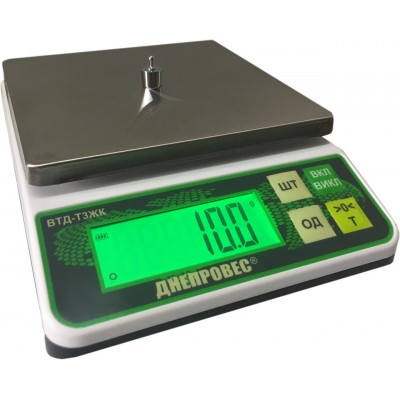 Весы порционные Днепровес ВТД-2-Т3ЖК до 2 кг, с точностью 0,1 грамм