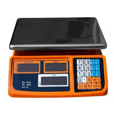 Весы торговые до 30 кг электронные ВИС 30ВП1-Т/Б